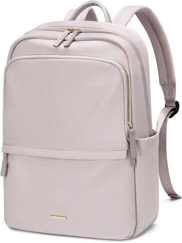 حقيبة ظهر للكمبيوتر المحمول للسيدات من GOLF SUPAGS تناسب دفتر ملاحظات نحيف مقاس 15.6 بوصة حقيبة كمبيوتر يومية كاجوال للعمل والسفر ومحفظة ظهر جامعية (أسود) in Kuwait