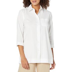 Foxcroft Women's Anna 3/4 Sleeve Stretch Solid Tunic