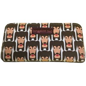 Bungalow 360 Zip Around Wallet (Happy Dog)