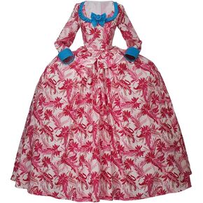 CosplayDiy Catherine Rococo Dress Costume French Court Rococo Colonial Dress Marie Antoinette Ball Gown
