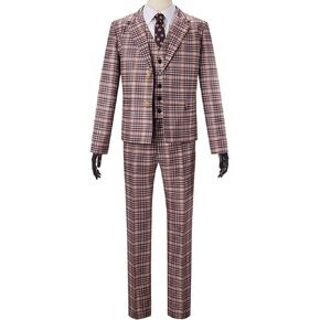 Movie Roald Dahl’s Matilda the Musical Mr. Wormwood Cosplay Costume Uniform Suit Halloween Carnival Party Outfit