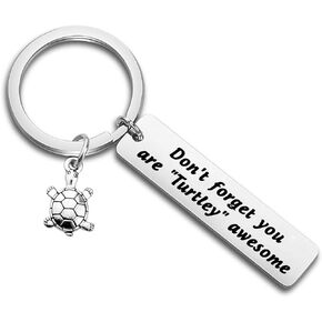 HOLLP Turtle Bracelet Awesome Bangle Beach Jewelry Don't Ever Forget You are Turtley Awesome Jewelry