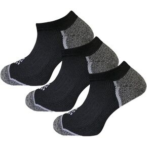 True Energy Men's Low Cut Socks with Infrared Thread- Pain Relief & Circulation Help for Nurses & More (3-Pack) (L/XL)