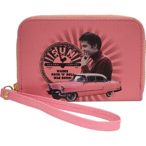 Sun Records Elvis Presley Wallet, Pink - Mid-South Products