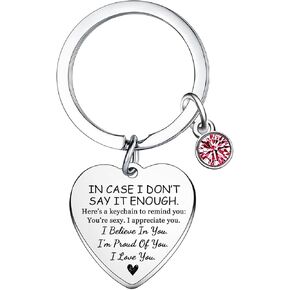 Nzztont I Love You Keychain Gift for Valentine's Day Girlfriend Gifts from Boyfriend Romantic Gifts for Wife Girlfriend Valentines Present for Women Couple Gift in Kuwait