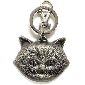 Disney Pewter Key Ring - Cheshire Cat Face
