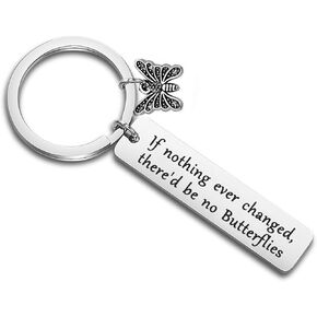 LQRI Butterfly Jewelry If Nothing Ever Changed There'd Be No Butterflies Graduation Gift