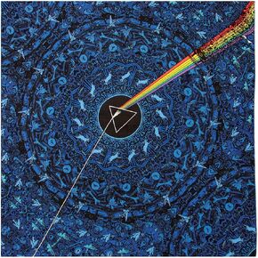 Sunshine Joy® Pink Floyd The Dark Side Of The Moon Blue Lyrics Bandana