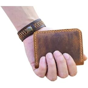 The Tannery Top Grain Leather Wallet for Men=Leather Credit Card Holder Wallet for Mens, Card case Wallet for Men…