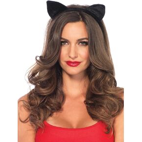 Velvet Black Cat Ears