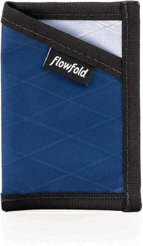 Flowfold Minimalist Card Holder Durable Slim Front Pocket Wallet, Card Holder Wallet Made in USA (Navy Blue) in Saudi Arabia