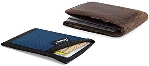 Flowfold Minimalist Card Holder Durable Slim Front Pocket Wallet, Card Holder Wallet Made in USA (Navy Blue) in Saudi Arabia