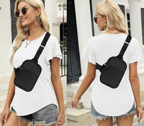 Mini Sling Bag Men Women Small Crossbody Bag Waterproof Phone Chest Bag Fanny Packs Personal Pocket Bag Hiking Backpack in Saudi Arabia