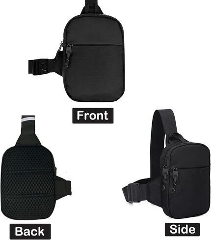 Mini Sling Bag Men Women Small Crossbody Bag Waterproof Phone Chest Bag Fanny Packs Personal Pocket Bag Hiking Backpack in Saudi Arabia