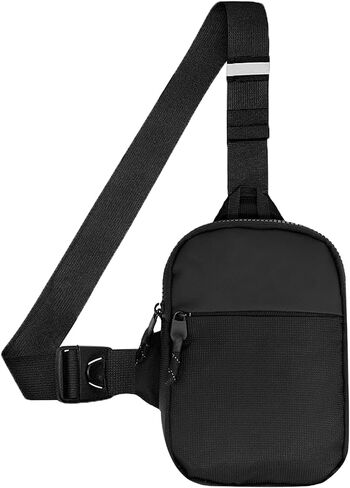 Mini Sling Bag Men Women Small Crossbody Bag Waterproof Phone Chest Bag Fanny Packs Personal Pocket Bag Hiking Backpack in Saudi Arabia