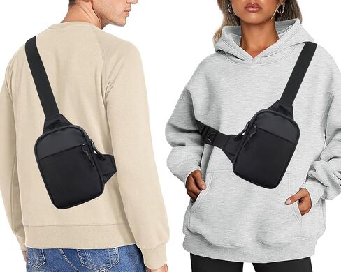 Mini Sling Bag Men Women Small Crossbody Bag Waterproof Phone Chest Bag Fanny Packs Personal Pocket Bag Hiking Backpack in Saudi Arabia