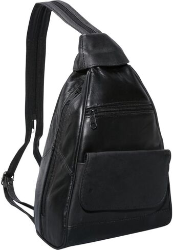 Bellino Leather Mini Backpack, Black in Kuwait
