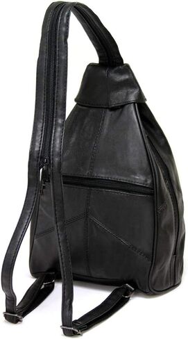 Bellino Leather Mini Backpack, Black in Kuwait