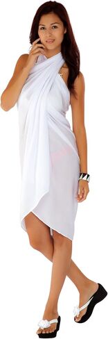 1 World Sarongs Sarong for Women Solid Fringeless(TM) Sarong Swimsuit Cover up Sarong Wrap in Saudi Arabia