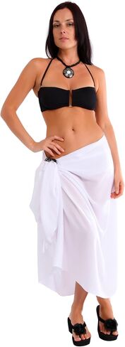 1 World Sarongs Sarong for Women Solid Fringeless(TM) Sarong Swimsuit Cover up Sarong Wrap in Saudi Arabia
