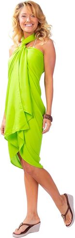 1 World Sarongs Sarong for Women Solid Fringeless(TM) Sarong Swimsuit Cover up Sarong Wrap in Saudi Arabia