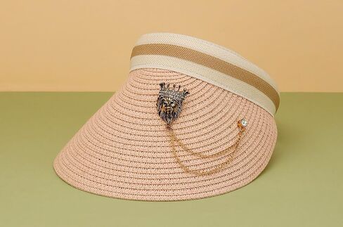 اسد متوج مع دبوس قبعة بسلسلة تعليق، دبوس طية صدر السترة، اكسسوارات شارة كاب للرجال، قياسي، مينا بدون احجار كريمة in Kuwait