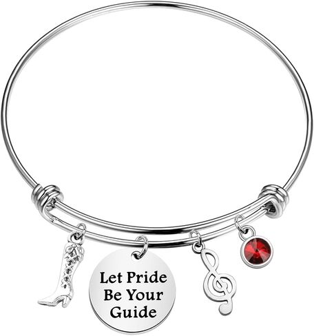 KEYCHIN Red Boots Musical Bracelet Broadway Musical Theatre Gifts Let Pride Be Your Guide Jewelry Boots Broadway Merchandise in Saudi Arabia