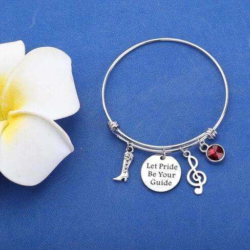 KEYCHIN Red Boots Musical Bracelet Broadway Musical Theatre Gifts Let Pride Be Your Guide Jewelry Boots Broadway Merchandise in Saudi Arabia