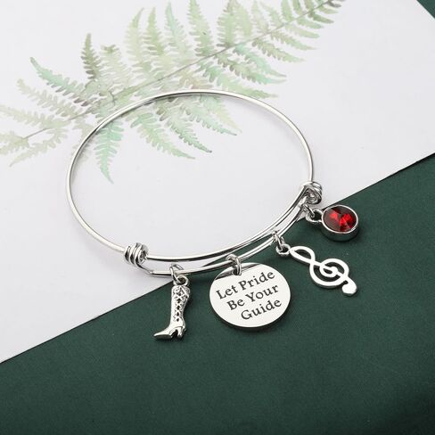 KEYCHIN Red Boots Musical Bracelet Broadway Musical Theatre Gifts Let Pride Be Your Guide Jewelry Boots Broadway Merchandise in Saudi Arabia