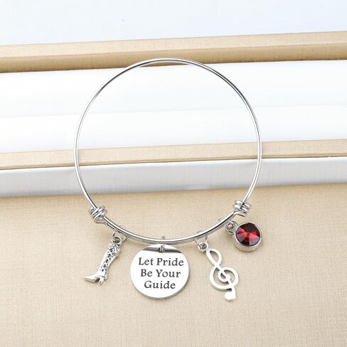 KEYCHIN Red Boots Musical Bracelet Broadway Musical Theatre Gifts Let Pride Be Your Guide Jewelry Boots Broadway Merchandise in Saudi Arabia