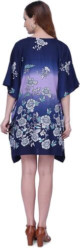Miss Lavish Women's Kaftan Tunic Kimono Dress Summer Evening Plus Size Beach Cover up 10-24 in Kuwait