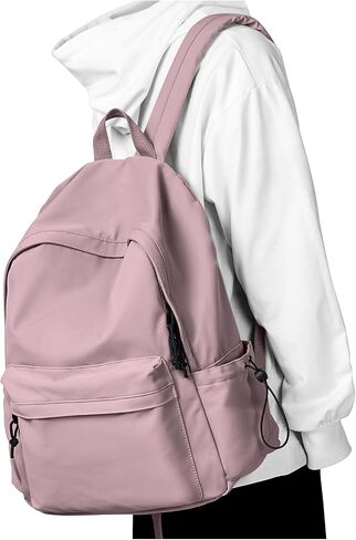 Black Middle School Backpack Waterproof Laptop College Backpack For Men Women High School Aesthetic Small Travel Bookbag Simple Bookbag For Teens Girls Boys in Saudi Arabia