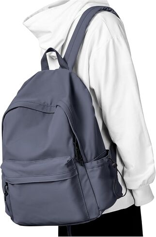 Black Middle School Backpack Waterproof Laptop College Backpack For Men Women High School Aesthetic Small Travel Bookbag Simple Bookbag For Teens Girls Boys in Saudi Arabia