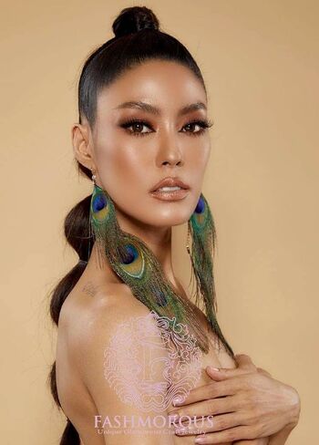 Peacock Feather Earrings Long Feather Earrings for Women in Saudi Arabia