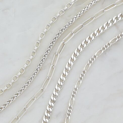 Amazon Essentials Plated Double Chunky Round Link Chain in Saudi Arabia
