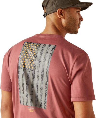 ARIAT Men's Rebar Workman Reflective Flag T-Shirt in Saudi Arabia