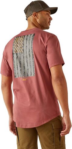 ARIAT Men's Rebar Workman Reflective Flag T-Shirt in Saudi Arabia