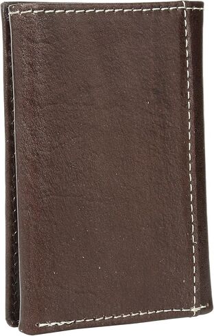 ARIAT Unisex-Adult's Floral Inlay Buck Edge Trifold Wallet, Brown in Saudi Arabia