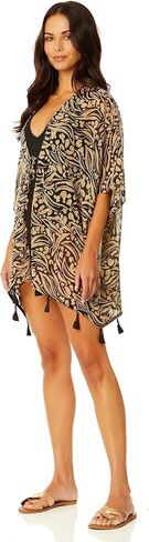 Catalina Women's Standard Printed Sheer Kimono Beach Swimsuit Coverup in Saudi Arabia