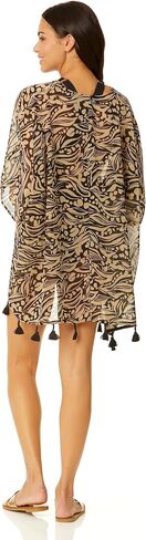 Catalina Women's Standard Printed Sheer Kimono Beach Swimsuit Coverup in Saudi Arabia