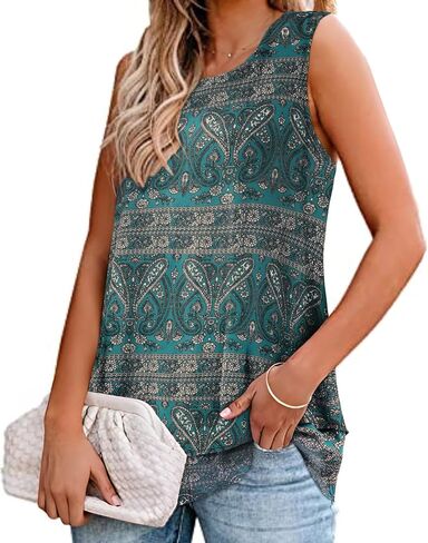 CHICGAL المرأة الصيف تانك القمم عارضة الدبابات أكمام المحملة لطيف فضفاض صالح تي شيرت سترة in Kuwait