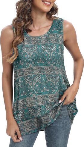 CHICGAL المرأة الصيف تانك القمم عارضة الدبابات أكمام المحملة لطيف فضفاض صالح تي شيرت سترة in Kuwait