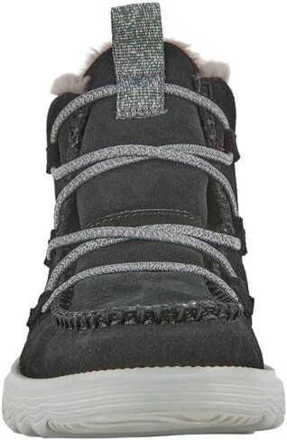 Hey Dude Reyes Suede Boot Grey Size 8 | Women's Boots | Women's Pull on Boots | Comfortable & Light-Weight in Saudi Arabia