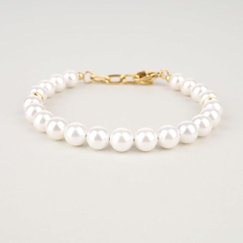 GAVU Men's Simple Shell Pearl Bracelet in Saudi Arabia