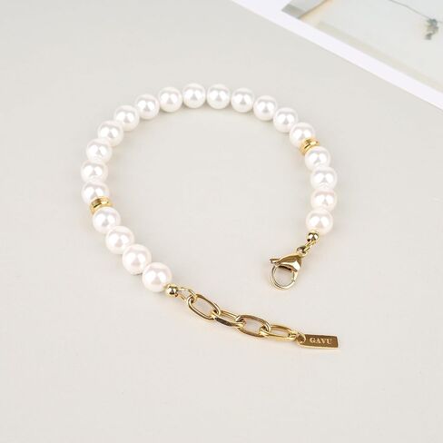 GAVU Men's Simple Shell Pearl Bracelet in Saudi Arabia