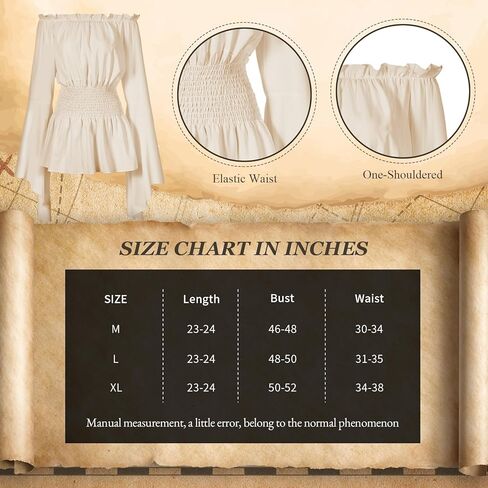 Vabean 4 قطع أزياء عصر النهضة النسائية مجموعة عصر النهضة القراصنة قميص القرون الوسطى فو حزام جلد الحقيبة تعادل مشد in Kuwait