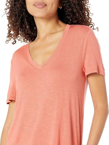 GAP Women's Luxe Short Sleeve V-Neck T-Shirt in Saudi Arabia