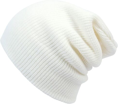 قبعة متماسكة للنساء من Muryobao قبعة شتوية ناعمة دافئة محبوكة على شكل جمجمة مكبلة in Kuwait