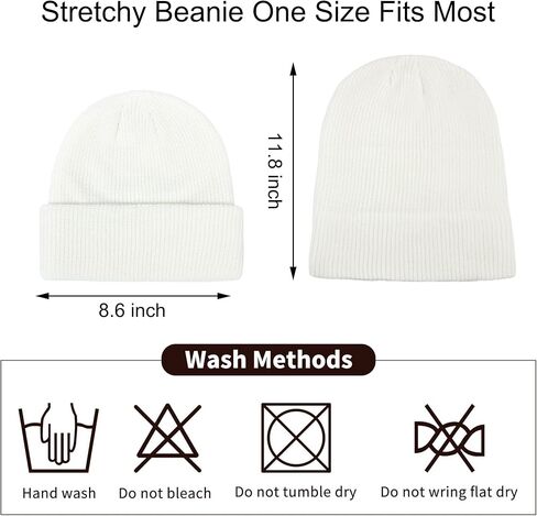 قبعة متماسكة للنساء من Muryobao قبعة شتوية ناعمة دافئة محبوكة على شكل جمجمة مكبلة in Kuwait