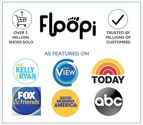 فلوبي شبشب منزلي للنساء، شبشب منسوج ناعم ومضلع مغلق من الخلف، نعل داخلي مريح متعدد الطبقات من ميموري فوم مع نعل مضاد للانزلاق للاستخدام الداخلي والخارجي، رمادي داكن، مقاس L in Kuwait